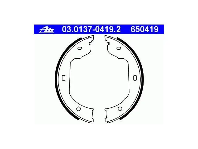 34416761293 BMW Brake Shoe for BMW 5 Series, VW EUROVAN, ROLLS-ROYCE PHANTOM VII Coupe (RR3)