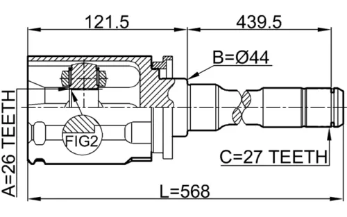 1911E70RH Transmission Parts CV Joint for BMW X6 (E71, E72), X5 (E70)