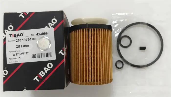 2701800109 Engine Parts Oil Filter for MERCEDES-BENZ GLA-CLASS (X156), GLC (X253), C-CLASS T-Model (S205), CLS (C218), E-CLASS Coupe (C207)