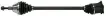 1K0407272RG Transmission Parts Driveshaft for AUDI A3, VW MAGOTAN, SEAT LEON SC (5F5), SKODA OCTAVIA III (5E3, NL3, NR3)