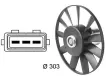 1H0959455K Engine Parts Radiator Fan for VW CABRIO III (1E7), JETTA III (1H2), GOLF III Van (1H1)