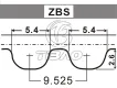 028109119M Engine Parts Timing Belt for AUDI 80, VW PASSAT, SEAT CORDOBA (6K1, 6K2), CORDOBA Sedan (6K1, 6K2)