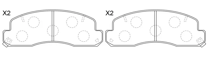 0446536080 Brake Pads for