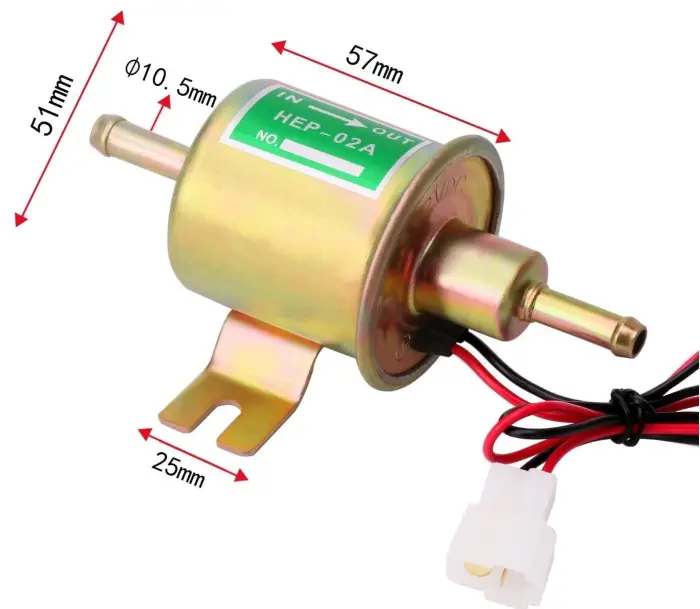 HEP02A12V Engine Parts Electrical Fuel Pump for 