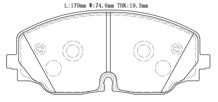 3QF698151 Brake Pads for VW ATLAS (CA1)