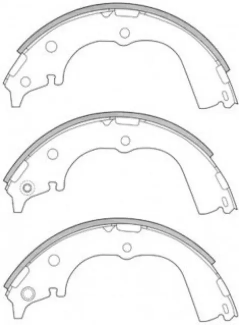 A2317 Brake Shoe Set for OPEL ZAFIRA / ZAFIRA FAMILY B (A05), VAUXHALL ZAFIRA Mk III (P12)