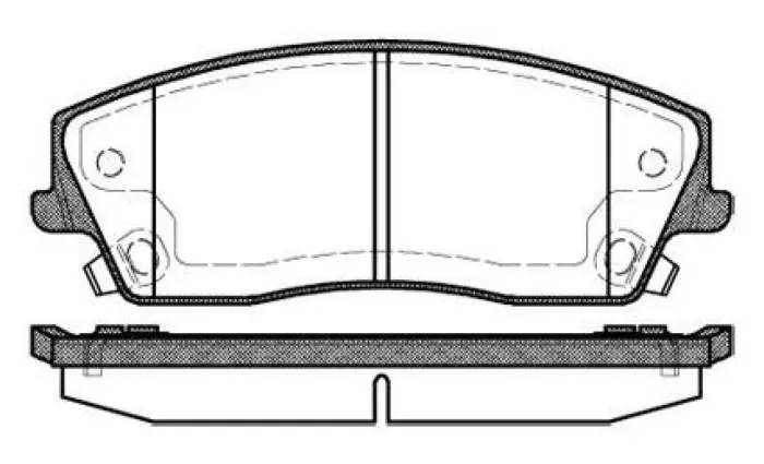 05142555AA Brake Pads for CHRYSLER 300 (LX), 300C (LX), DODGE CHARGER