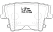 05139191AA Brake Pads for CHRYSLER 300 (LX), 300C (LX), LANCIA THEMA (LX_)