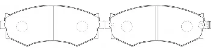 410606E390 Brake Pads for