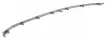 8V5807534 Front Bumper Bright Strip for AUDI A3 / S3 Limousine (8VS, 8VM)