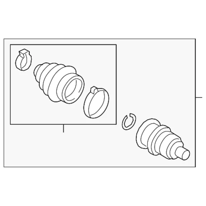 3QF498099B Transmission Parts C.V Joint for 