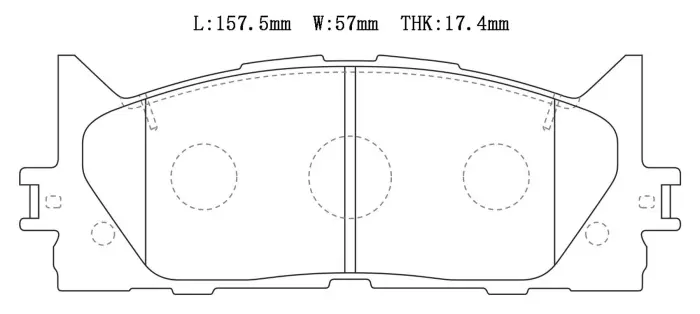 0446533450 Brake Pads for LEXUS ES (_V4_), ES VI (_V4_), TOYOTA CAMRY Saloon (_V5_), CAMRY VII Saloon (_V5_)