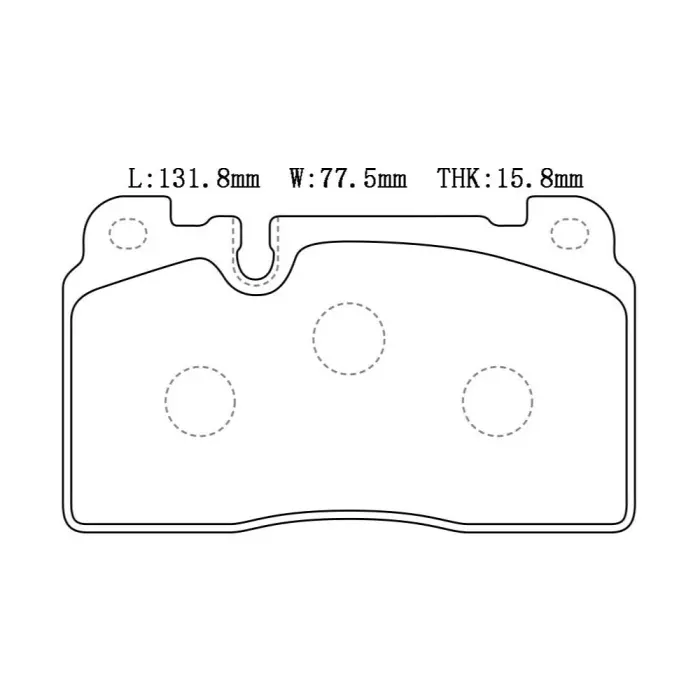 8R0698151K Brake Pads for AUDI Q5, PORSCHE MACAN