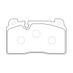 8R0698151K Brake Pads for AUDI Q5, PORSCHE MACAN