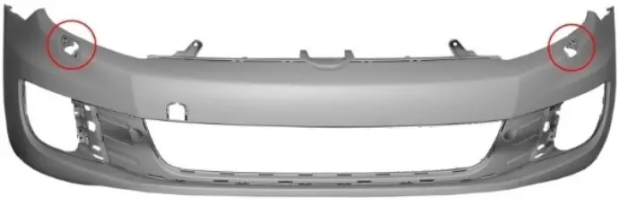 5K0807221Dset Front Bumper Set for 