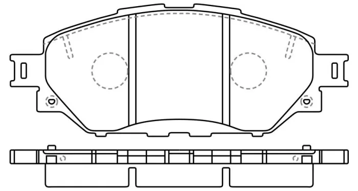 044650K380 Brake Pads for TOYOTA HILUX REVO VIII Pickup (_N1_), HILUX REVO VIII Platform/Chassis (_N1_)