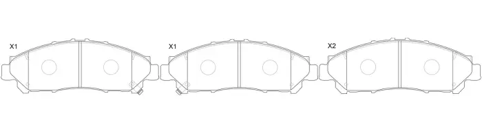 0446526440 Brake Pads for TOYOTA HIACE VI Bus (__H3__), HIACE VI Van (__H3__)