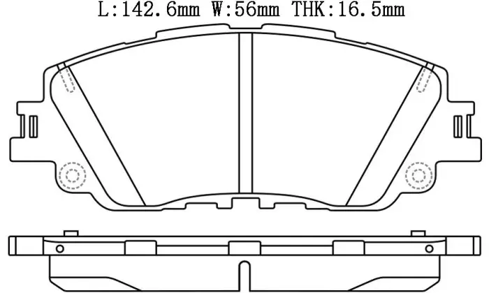 0446533480 Brake Pads for LEXUS UX (_AA1_, _AH1_, _MA1_), TOYOTA CAMRY (_V7_, _VA7_, _VH7_)