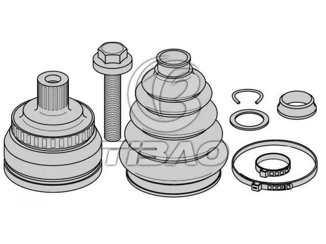 7M0407321A Transmission Parts C.V Joint for VW SHARAN, FORD GALAXY I (WGR), SEAT ALHAMBRA (7V8, 7V9)