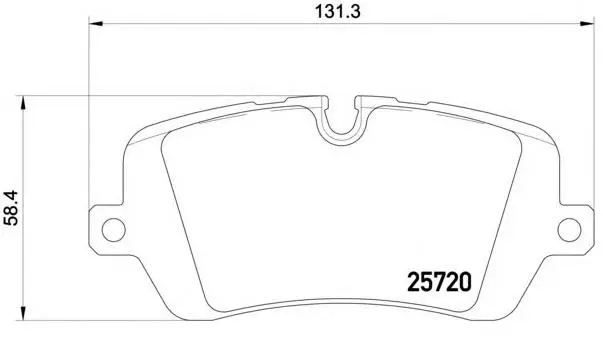 LR036574 Brake Pads for LAND ROVER DEFENDER Station Wagon (L663), DISCOVERY V VAN (L462), DISCOVERY V (L462), DEFENDER Van (L663), RANGE ROVER IV (L405), RANGE ROVER SPORT II (L494)