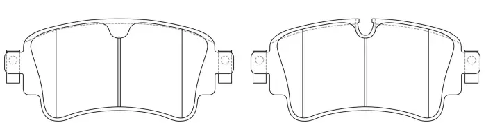 8W0698451T Brake Pads for AUDI Q5, VW TOUAREG