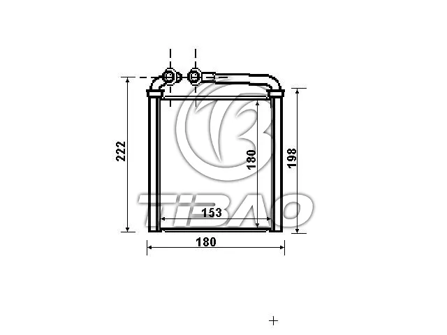 3C0819031 Heat Exchanger for VW TIGUAN (5N_), GOLF V (1K1), SCIROCCO III (137, 138), MAGOTAN B7 Variant (365), PASSAT / Magotan B6 (3C2), CC B6 (357), EOS (1F7, 1F8)