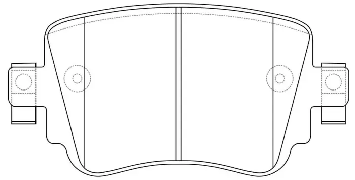 5Q0698451B Brake Pads for AUDI A1, VW CADDY, SEAT ALHAMBRA (710, 711), SKODA OCTAVIA III (5E3, NL3, NR3)