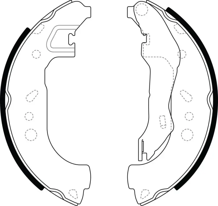 6R0698525B Brake Shoe Set for SEAT TOLEDO IV (KG3), SKODA ROOMSTER Praktik (5J)