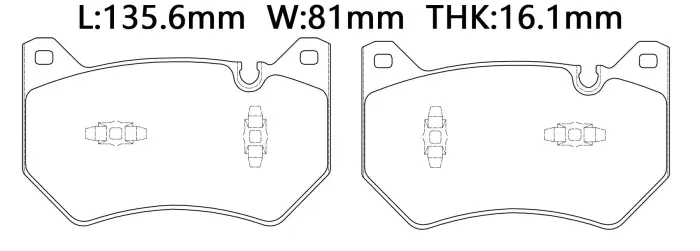 80A698151B Brake Pads for AUDI Q5 (FYB, FYG)