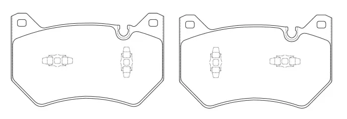 80A698151B Brake Pads for AUDI Q5 (FYB, FYG)