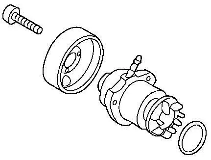 95810603303 Engine Parts Water Pump for PORSCHE Cayenne, VW ATLAS