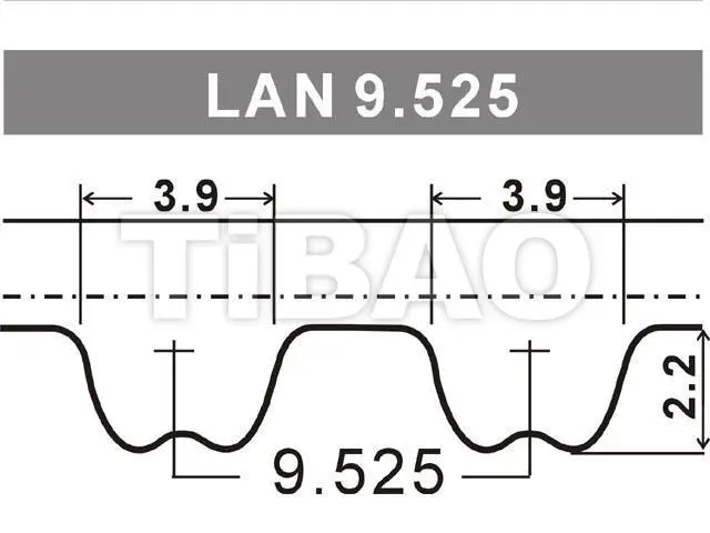 048109119E Engine Parts Timing Belt for AUDI A6 / S6 C4 (4A2), 100 C4 Avant (4A5), 4000 B3 Saloon (893, 894, 8A2), CABRIOLET B3 (8G7), COUPE B3 (89, 8B3)