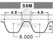 078109119C Engine Parts Timing Belt for AUDI A4, VW PASSAT, SKODA SUPERB I (3U4), SUPERB I Sedan (3U4)