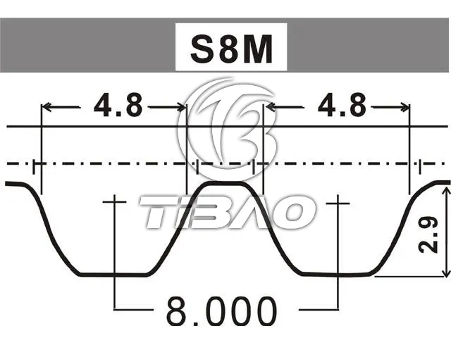 078109119C Engine Parts Timing Belt for AUDI A4, VW PASSAT, SKODA SUPERB I (3U4), SUPERB I Sedan (3U4)