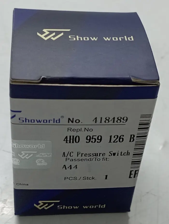 4H0959126B A/C Pressure Switch for AUDI A6, VW T-ROC, SEAT ATECA (KH7, KHP), SKODA KODIAQ (NS7, NV7, NS6)