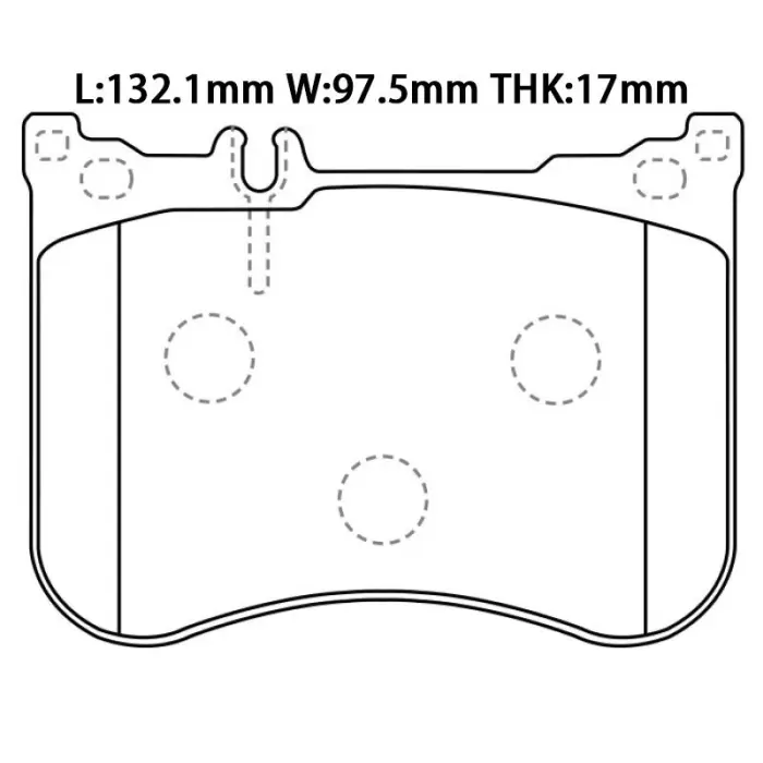 0084200220 Brake Pads for MERCEDES-BENZ S-CLASS (W222, V222, X222), E-CLASS T-Model (S213), CLS (C257), SL (R231)