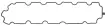 6560143900 Engine Parts Oil Pan Gasket for MERCEDES-BENZ E-CLASS T-Model (S213), CLS (C257)