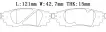 0446633220 Brake Pads for LEXUS RX (_L2_), RX IV (_L2_), TOYOTA C-HR (_X1_)