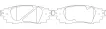 0446633220 Brake Pads for LEXUS RX (_L2_), RX IV (_L2_), TOYOTA C-HR (_X1_)