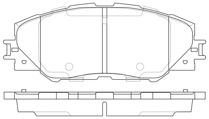 0446542190 Brake Pads for TOYOTA RAV 4 IV (_A4_), MIRAI (JPD1_), AURIS Estate (_E18_), AURIS (_E18_), GRAND PRIUS + (_W4_), AURIS (_E15_), ZELAS Coupe (AGT20_), RAV 4 / VANGUARD III (_A3_), MARK X ZIO I (_A1_)