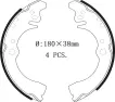 K0029 Brake Shoe Set for HONDA FIT III (GE_, GG_, GP_, ZA_), FIT III MONOCAB (GE_, MG MG ZS Hatchback, ROVER 25 I Hatchback (RF)