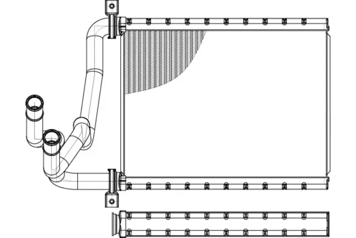 8710712570 Heat Exchanger for TOYOTA ALTIS IX Saloon (_E12_), COROLLA SPACIO Verso (_E12_), COROLLA Estate (_E12_)