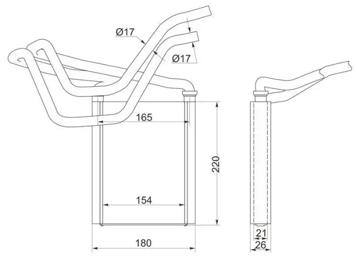 8710726210 Heat Exchanger for 