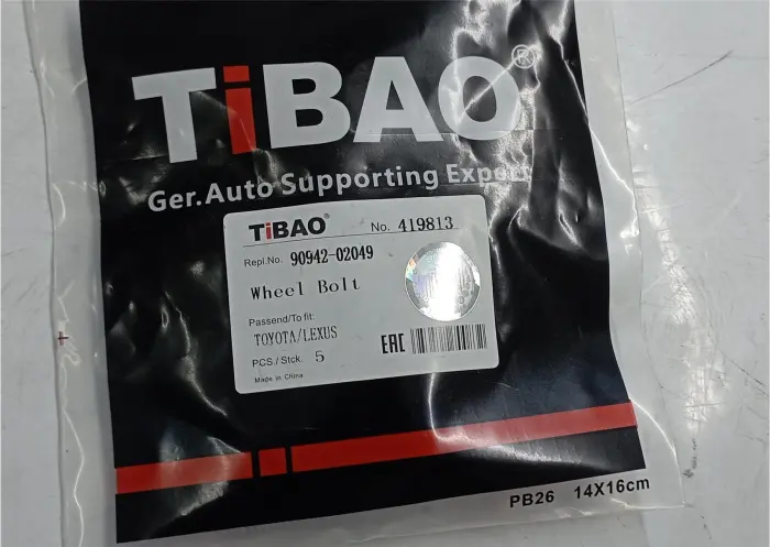 9094202049 Wheel Bolt for LEXUS IS II (_E2_), IS II Sedan (_E2_), TOYOTA AVENSIS Estate (_T27_), TOYOTA (FAW) PRADO (_J12_), TOYOTA (GAC) HIGHLANDER (_U4_)