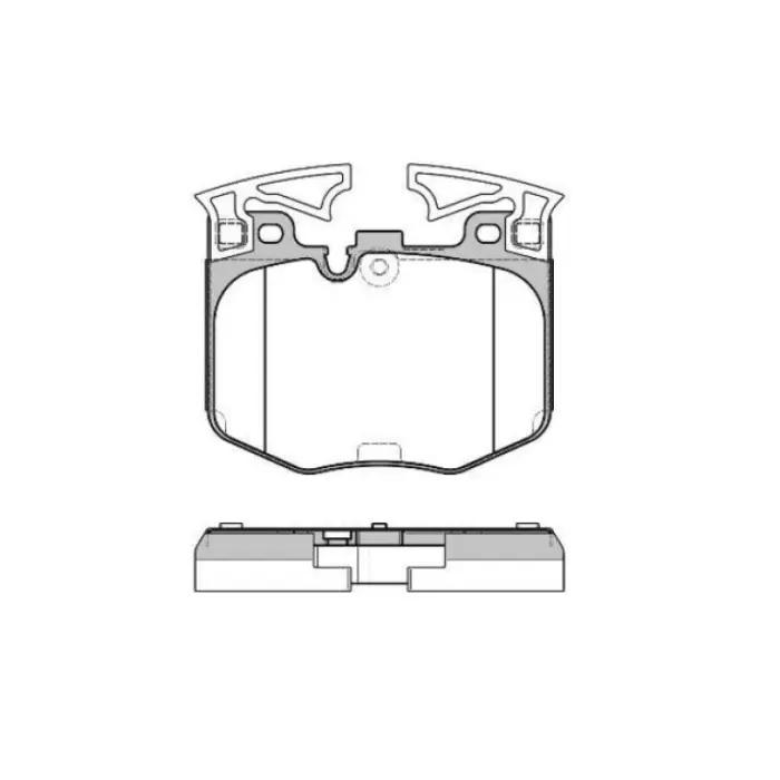 34116888457 BMW Brake Pad for BMW X3, TOYOTA SUPRA (DB_), SUPRA / GR SUPRA (DB_), SUPRA V (DB_)