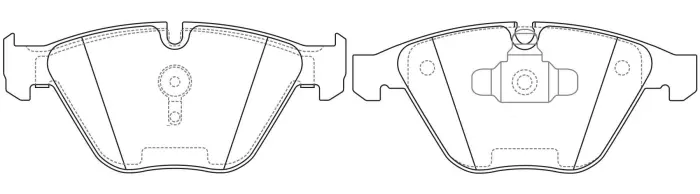 34116794915 BMW Brake Pad for BMW 3 Touring (E91), Z4 Roadster (E89), X1 (E84), 5 (E60), 6 (E63), 7 (E65, E66, E67)