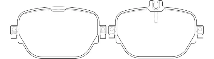 0004207703 Brake Pads for MERCEDES-BENZ E-CLASS T-Model (S213), CLS (C257)