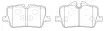 34206888825 BMW Brake Pad for BMW 2 Coupe (G42, G87), 4 Coupe (G22, G82), 3 (G20, G80, G28)