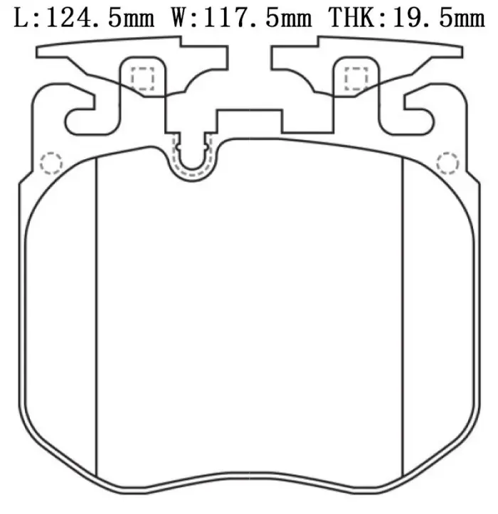 34106888459 BMW Brake Pad for BMW 6 Series, ROLLS-ROYCE PHANTOM VIII (RR11, RR12)