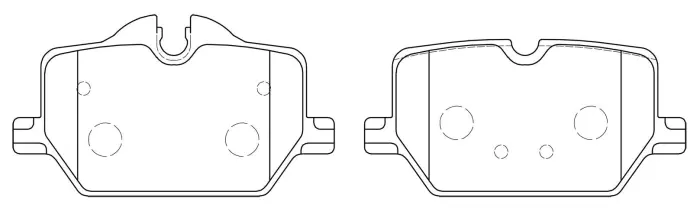 34206888835 BMW Brake Pad for BMW 3 Series, TOYOTA SUPRA (DB_), SUPRA / GR SUPRA (DB_), SUPRA V (DB_)